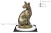 Kot Egipski Mau - Statuetka Kota, Figurka Na Białym Marmurze, Trofeum Na Wystawę Psów Marki Art-Dog
