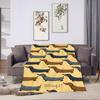 Dachshund Sausage Dogs Fluffy Blanket Throw Blanket for Sofa Blankets Double Bed Blankets and Throws Cobija Plaid Halloween &