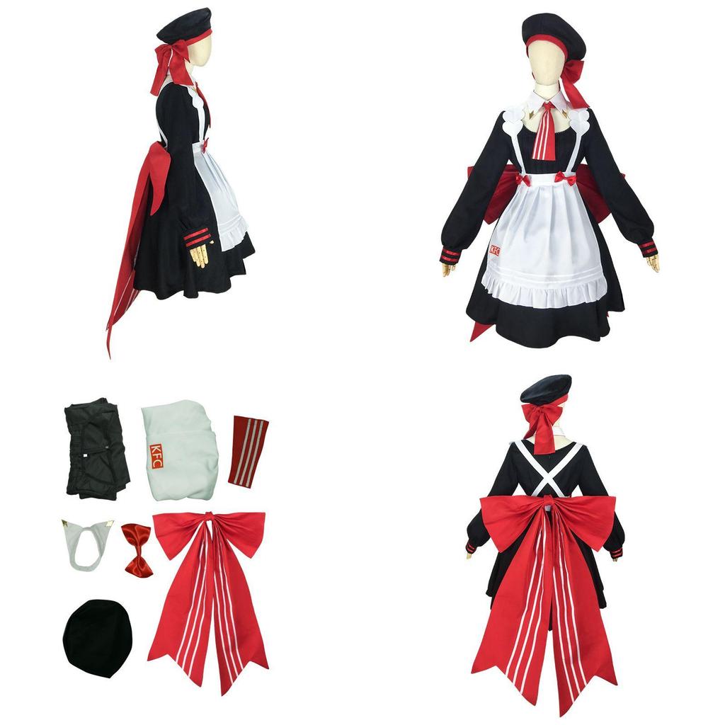 Genshin Impact Noelle Delightful Maid Costume Suit Set For Enchanting Role Play Events