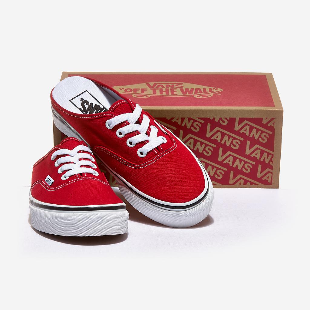 [Vans] Authentic Mule - Racing Red / True White [VN0A54F7JV6] [Shipped from Korea] 100% Authentic