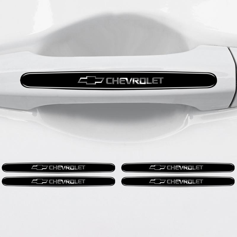 AABJU1 Car Door Bowl Handle Protector Film Sticker Accessories For Chevrolet Cruze Sonic Silverado Trax Camaro Captiva Equinox Aveo Z71