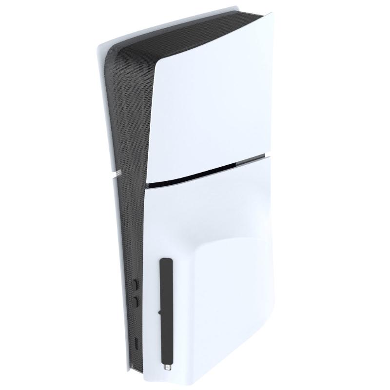 Console Host Middle Strips Dust Cover Flexible Mesh Protections Net with Silicone Dust Plugs for Slim Heatsink Cover