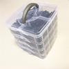 650 Pcs Boxed Four Layer Car Fastener Clip Retainer Rivet + 6Pcs Mixed Tool Kit