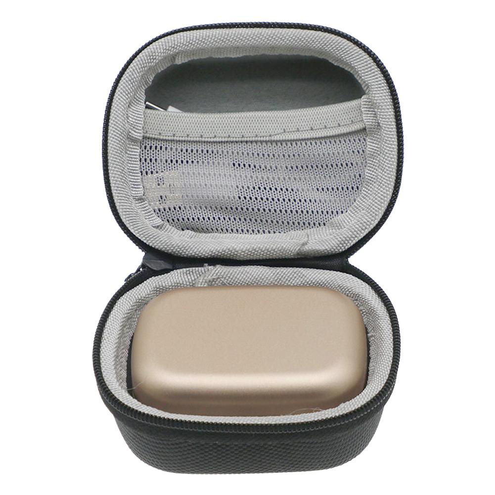 

Твердий чохол EVA Захисний дорожній чохол від подряпин з сітчастою кишенею та карабіном Сумка для навушників для бездротових навушників B&O Beoplay EX чорний