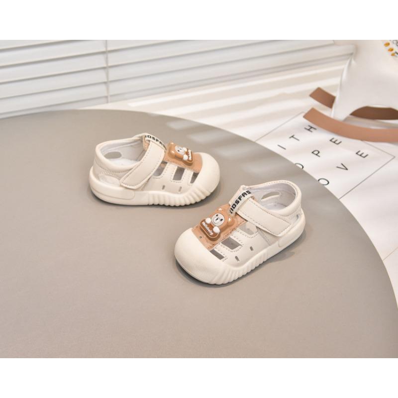 Cute Cartoon Breathable Soft Sole Flash Light Infant Toddler Walking Sandals