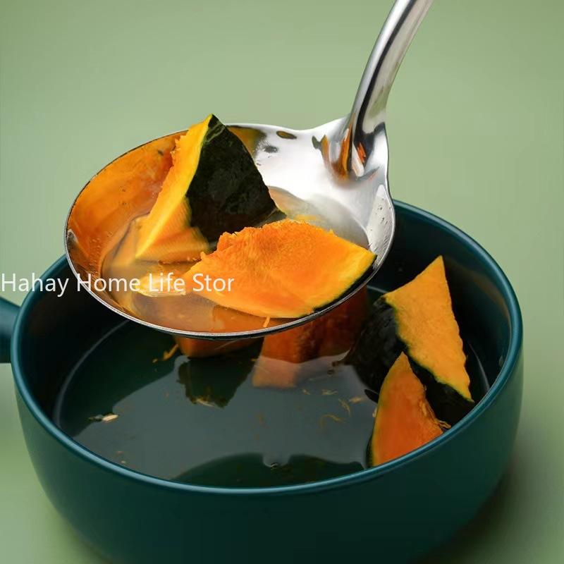 Långt skaft Rostfritt stål Wokspatel Kök Slitsad stekspade Risssked Slev Matlagningsverktyg Redskapsset Dropshipping utensilio