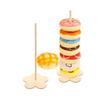 Wooden Doughnut Holder Dessert Display Rack Dim Sum Bread Sales Rack Donut Stand Birthday Party Wedding Table Decoration