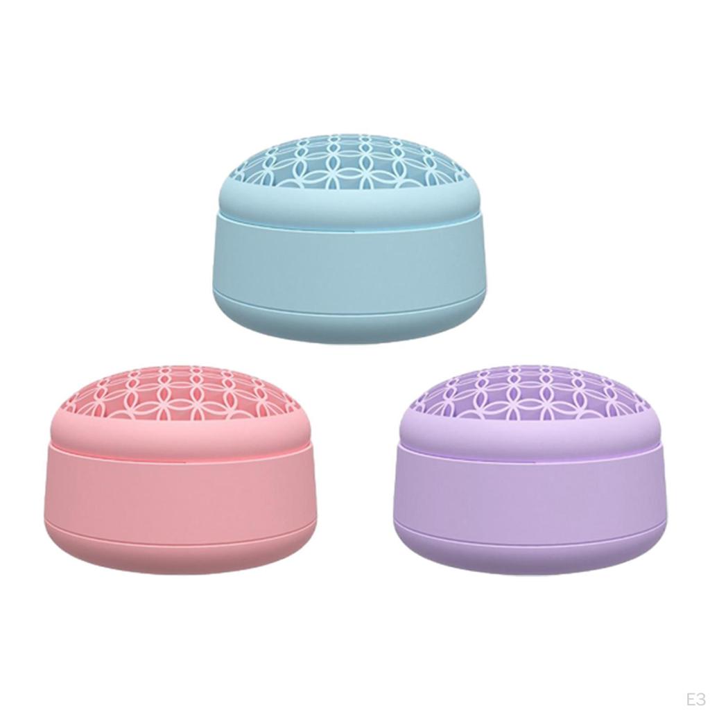 Brush Cleaner Mat Brushes Cleaning Tool Organizer Cosmetic Storage Box Makeup for