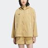 Adidas Originals Clover Adventure Jacket With Solid Color Logo And Long-Sleeve Hooded Design Women Jackets Light-Gold IK8615