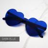 Candy Color Heart Shape Ocean Personality Frameless Children's Sunglasses Fashion Candy Love Sunglasses