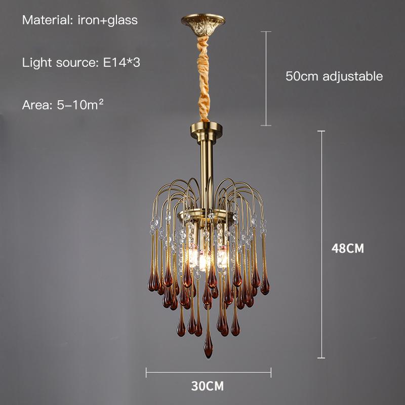 Glass Ceiling Chandeliers Living Room Decor Lights Ceiling Hanging Lamp Dining Bedroom Lighting E14 Pendant Lamps