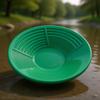 Grön Plast Guldvaskpanna med Konkava Spår 34cm för Effektiv Borttagning av Orenheter & Behållning av Fint Guld Vid Flodvaskning