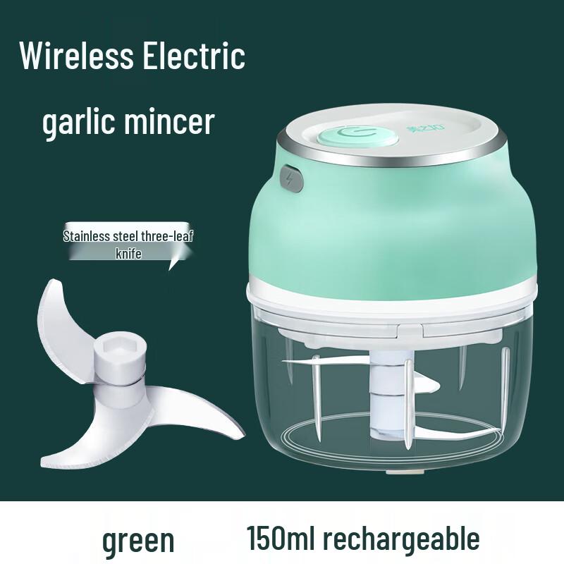 Meizhiko Mini Electric & Manual Garlic Chopper