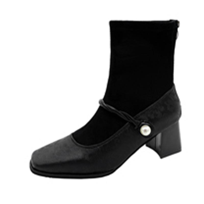 Fashion Women Heels Heels Ankle Boots Suede Desigenr New Shoes Woman 2024 Trend Elegant Pumps Snow Boots Party Dress Fashion Mujer Botas