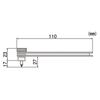 Engineer Offset Ratchet Set, 10 Bits, DR-06, Black, 40mm Tip Thickness