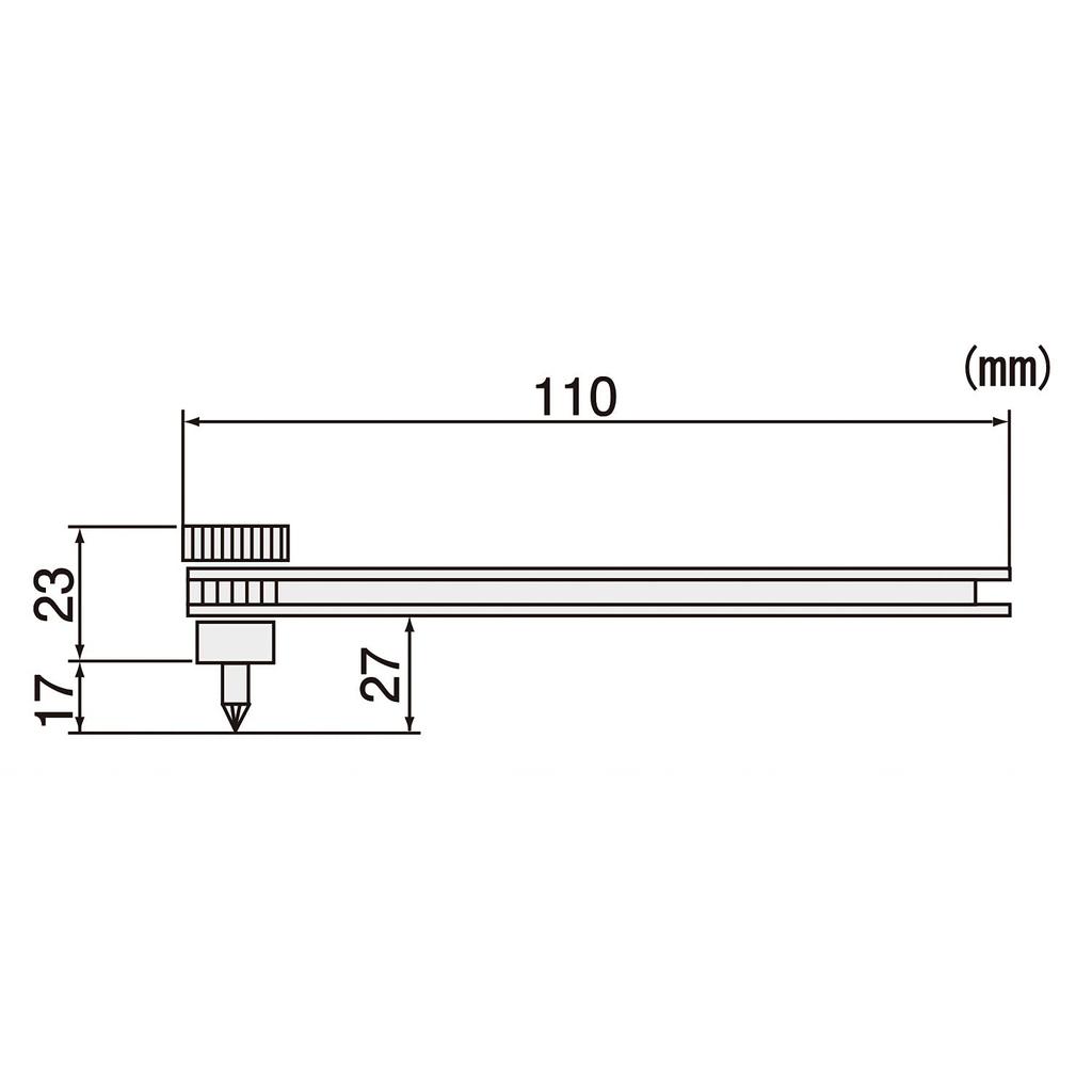 Engineer Offset Ratchet Set, 10 Bits, DR-06, Black, 40mm Tip Thickness