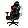 4pcs/set Gaming Chair Cover Elastic Milk Silk Competitive Chair Cover Internet Gaming Hall Chair Cover Home Office Decoration