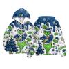 Children Girls And Boys Fashion Jacket Casual Printed Long-sleeved Hooded Cardigan Sweatshirts