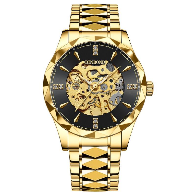 Top   Fashion Men's Watch Men's Watch   Waterproof Automatic Hollow Tourbillon Mechanical Watch Male Student Sports Watch Trendy Wristwatch