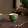 Japanese Handmade Green Ceramic Tea Cup Creative Kung Fu Tea Cup Household Master Personal Mugs Drinking Teaware Small Tea Cup