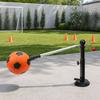 Antrenor de fotbal cu ventuză, Aid de antrenament pentru dribling și pasare, Reglabil pe înălțime, Echipament pentru antrenament individual de fotbal pentru copii, adolescenți și adulți