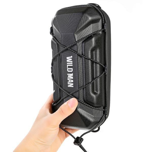 Wildman Bicycle Case/Holder Xt17 1L Handlebar Bag Black/Black