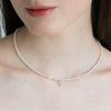 Pearlymore Cross Pearl necklace_PM24N007SS