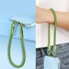 Not  Loss Double Hook Phone Lanyard Side Mount Pad Metal Lanyard Clip  with Two Rings Corrosion Resistant Clip for Phone