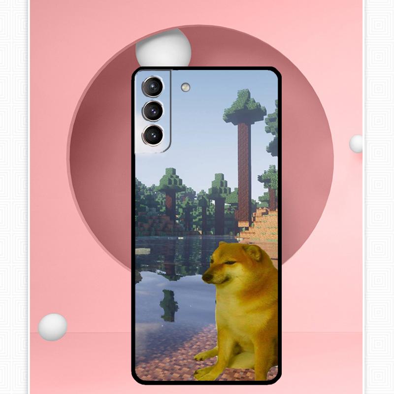 Doge Case For Samsung Galaxy S24 S23 Ultra S22 S20 FE S21 FE Note 10 20 S8 S9 S10 Plus Cover