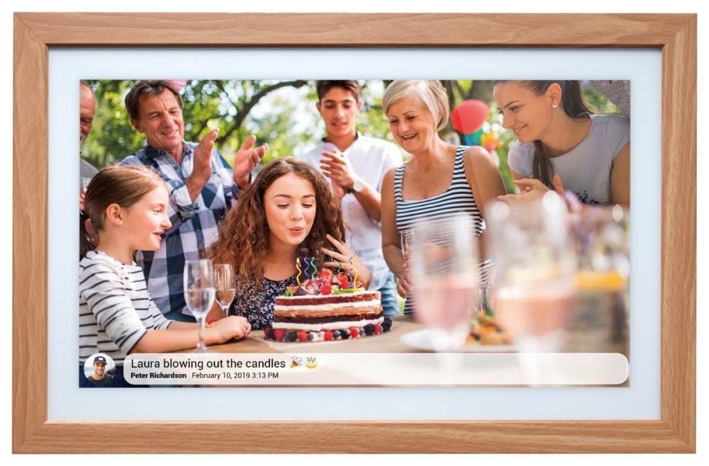 Cyfrowa Ramka na zdjęcia FRAMEO Wi-Fi Ekran dotykowy IPS 21,5” 32GB Denver PFF-2162LW, Denver