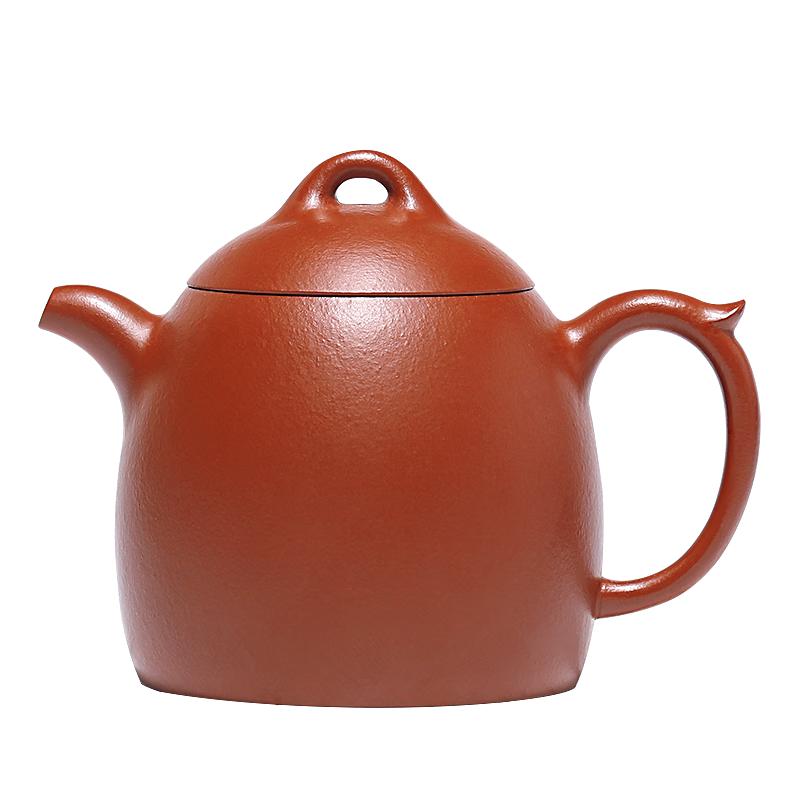 Bailiniyong Yixing Zisha Pure Handmade Cinnabar Clay Teapot