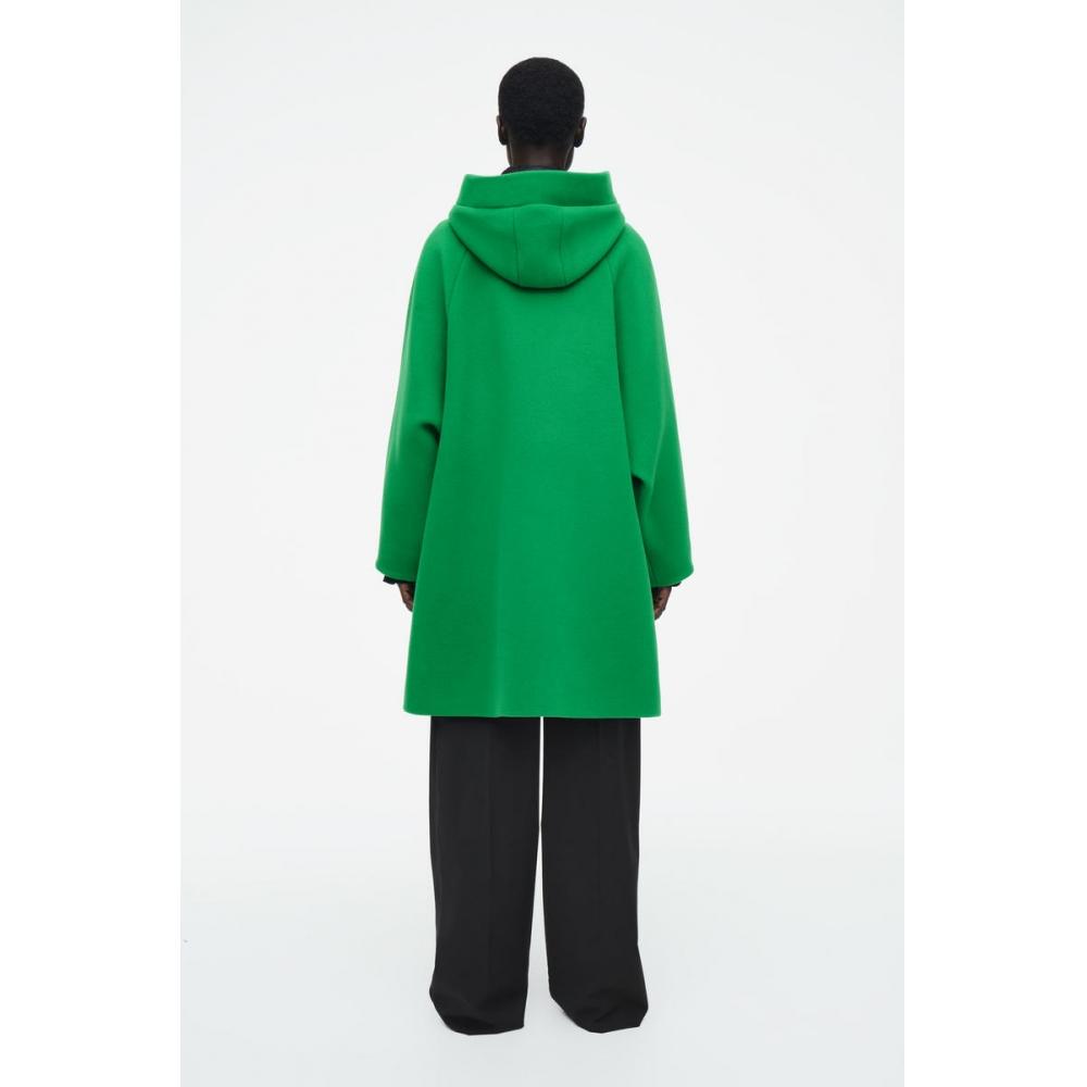 Cos Japan Oversized Wool Hooded Coat