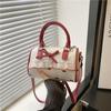 Niche High-end Underarm Bag Women's 2025 Summer New Bow Printed Bag Fashionable Shoulder Handbag Bag