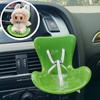 15-17cm Car Doll Seat Labubu Doll Safety Seat Cute Doll Air Outlet Aromatherapy Decoration Car Interior Ornament Accessorie Gift
