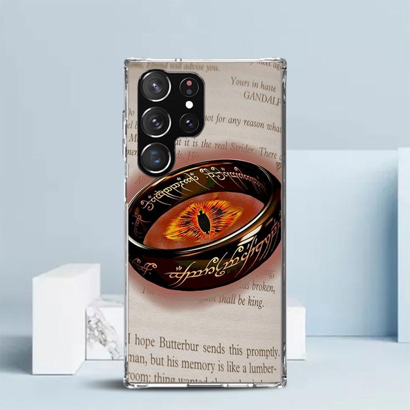 The L-Lord of The R-Rings Soft Cover for Samsung Galaxy S25 Edge S26 S24 S23 Ultra Phone Case S22 S21 Plus S20 FE Print Pattern