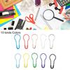 300Pcs Colorful Calabash Gourd Shape Tag Craft Safety Pins Metal Clips Clothing Accessories