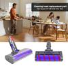 Brush Head Part For Dyson V7 V8 V10 V11 V15 Vacuum Cleaner Soft Roller Brushes with Direct Drive and 4 LED Light for Hard Floors