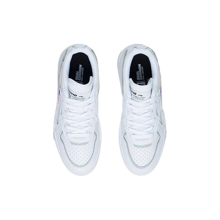 Li Ning Wave V1 Low-Top Skateboard-Schuhe Damen Weiß AGCS030-3