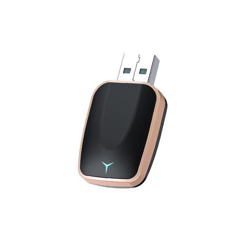 

НОВИЙ Бездротовий 2 в 1 Carplay AI Box Android Auto Plug and Play 2025 5G WIFI для iPhone Android телефону Провідний Carplay на Бездротовий Smart Box золотий