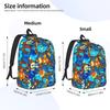 Fashion Cartoon Pokemon Theme Backpack  Mochilas Dual-Use For Work Large Capacity Rucksack