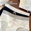 Class A bacteriostatic underwear girls' women's briefs, new summer thin extended crotch bow shorts