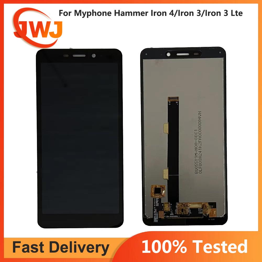 

LCD Screen and Digitizer Full Assembly for myPhone Hammer Iron 4