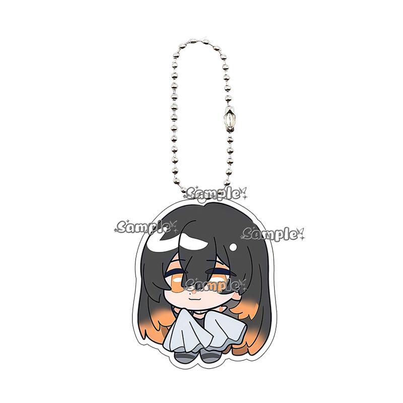 

Q Version Acrylic Keychain Cartoon Gachiakuta Rudo Enjin Zanka Riyo Double-sided Printed Character Figure Backpack Pendant Charm about 5cm