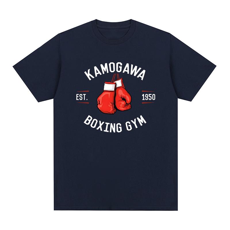 Hajime No Ippo Anime Vintage Tshirt Kamogawa Boxing Gym Y2K Hip Hop Summer Cotton Men T Shirt New TEE TSHIRT Womens Tops
