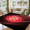 Girona FC Design Crystal Velvet Rug Soft Decorative Mat for Bedroom Entrance