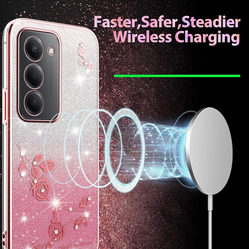 For Xiaomi Redmi 15 4G (EU) (171mm) Case Flower TPU Flexible Gradient Phone Cover