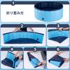 Ninonly Swimming Pool for Children, Dogs, Pets, and Baths - Sturdy Design, Foldable, Easy Storage, Drain Cap Included, No Inflation Required,