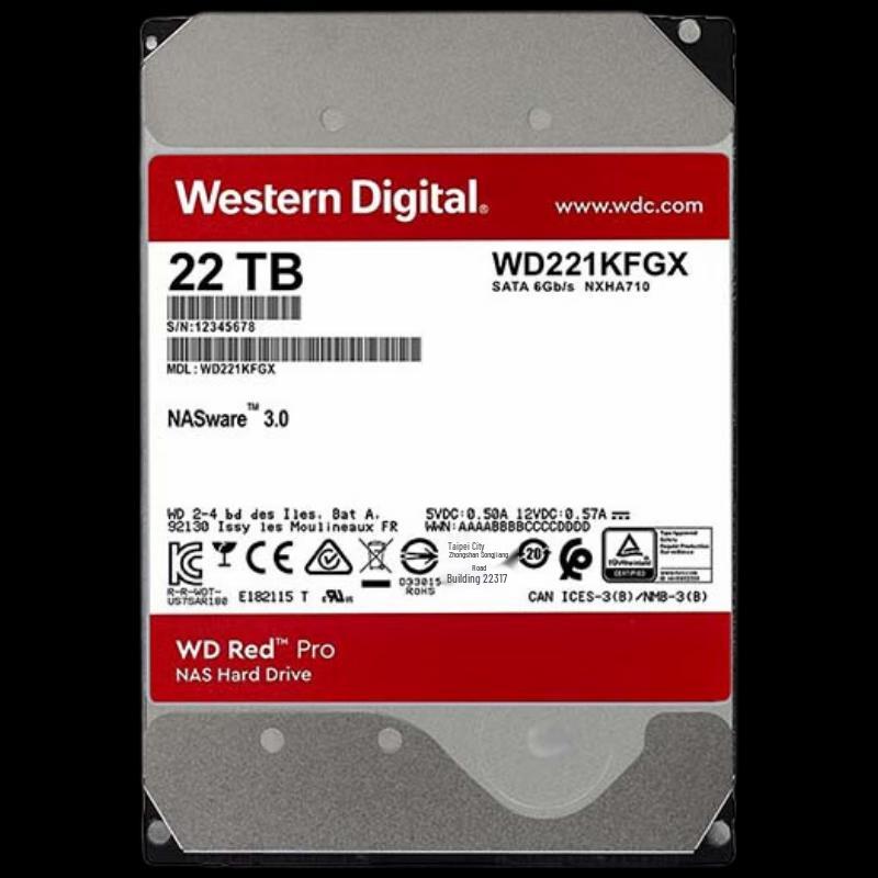 Disco Rígido NAS Western Digital WD Red Pro