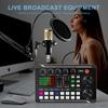 ALSO GO Podcast Equipment Bundle BM-800 Microphone Gold F998 Sound Card for Podcasting Singing Gaming Live Streaming YouTube TikTok