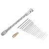 Tragbares Mikro-Mini-Werkzeugset, kleine Handbohrmaschine und 20 Spiralbohrer 0,31,6 mm